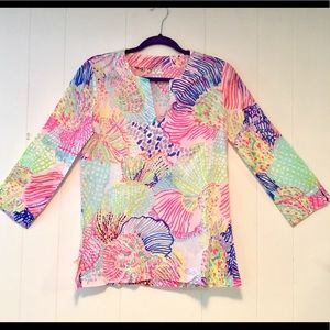 Lilly Pulitzer Amelia Island Tunic Cotton NEW